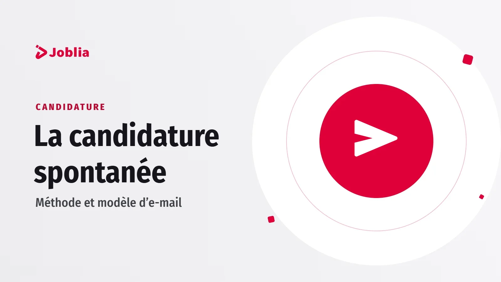 Illustration : envoyer une candidature spontanée