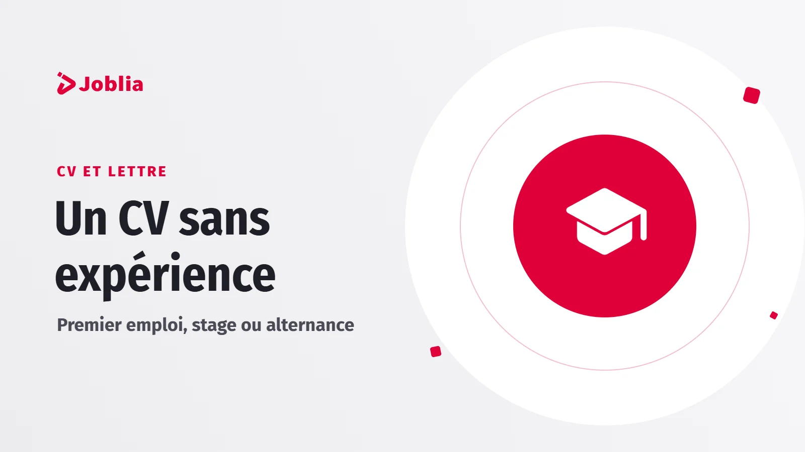 Illustration : rédiger un CV sans expérience