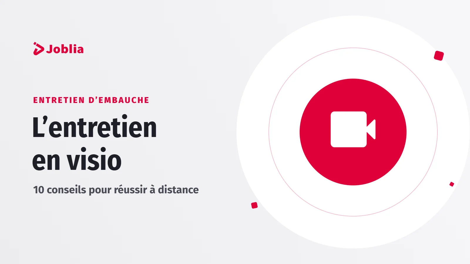 Illustration : réussir un entretien d’embauche en visio