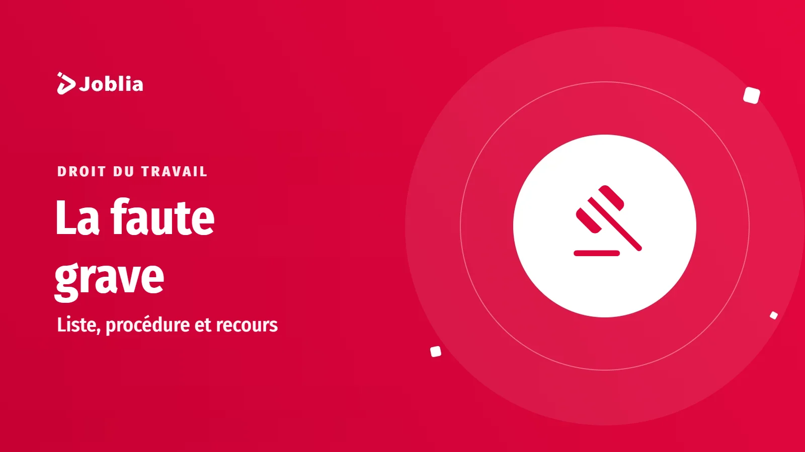 Illustration : le licenciement pour faute grave au Maroc